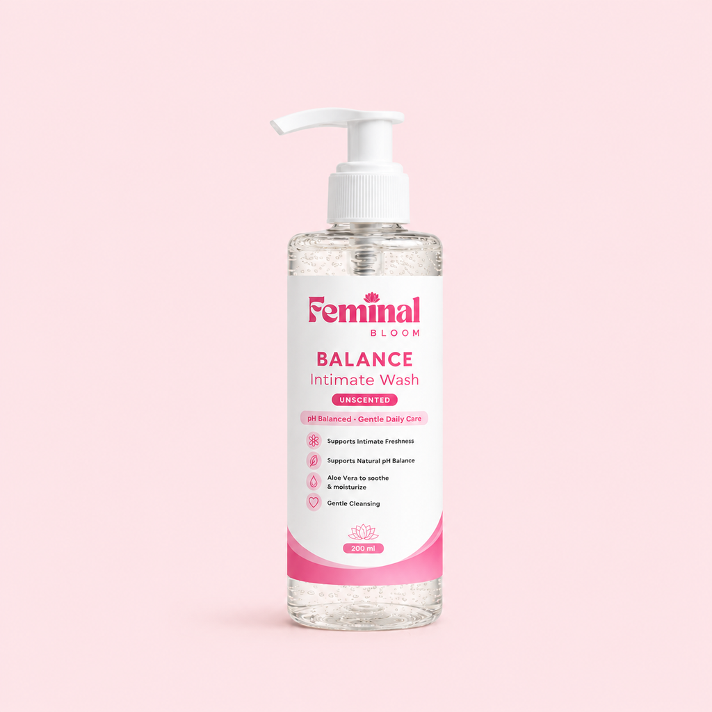 Feminal Bloom Balance Intimate Wash (Unscented) | pH-Balanced Feminine Wash